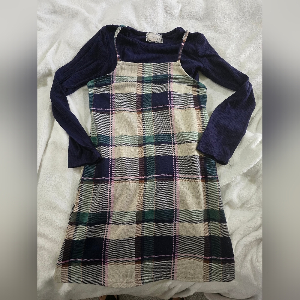 Dress with shirt. Size 8.